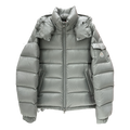 Moncler Maya Hooded Down Puffer Jacket – Gray