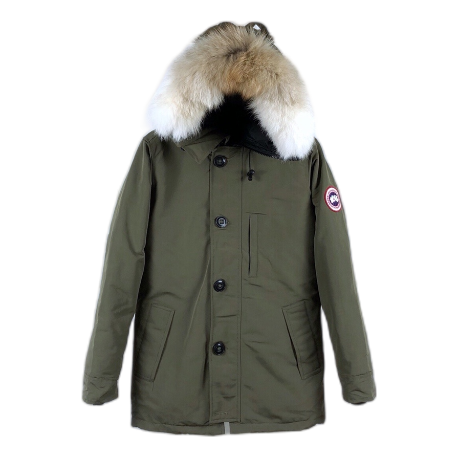 Canada Goose Chateau Down Parka with Fur Trim - Military Green