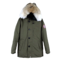 Canada Goose Chateau Down Parka with Fur Trim - Military Green