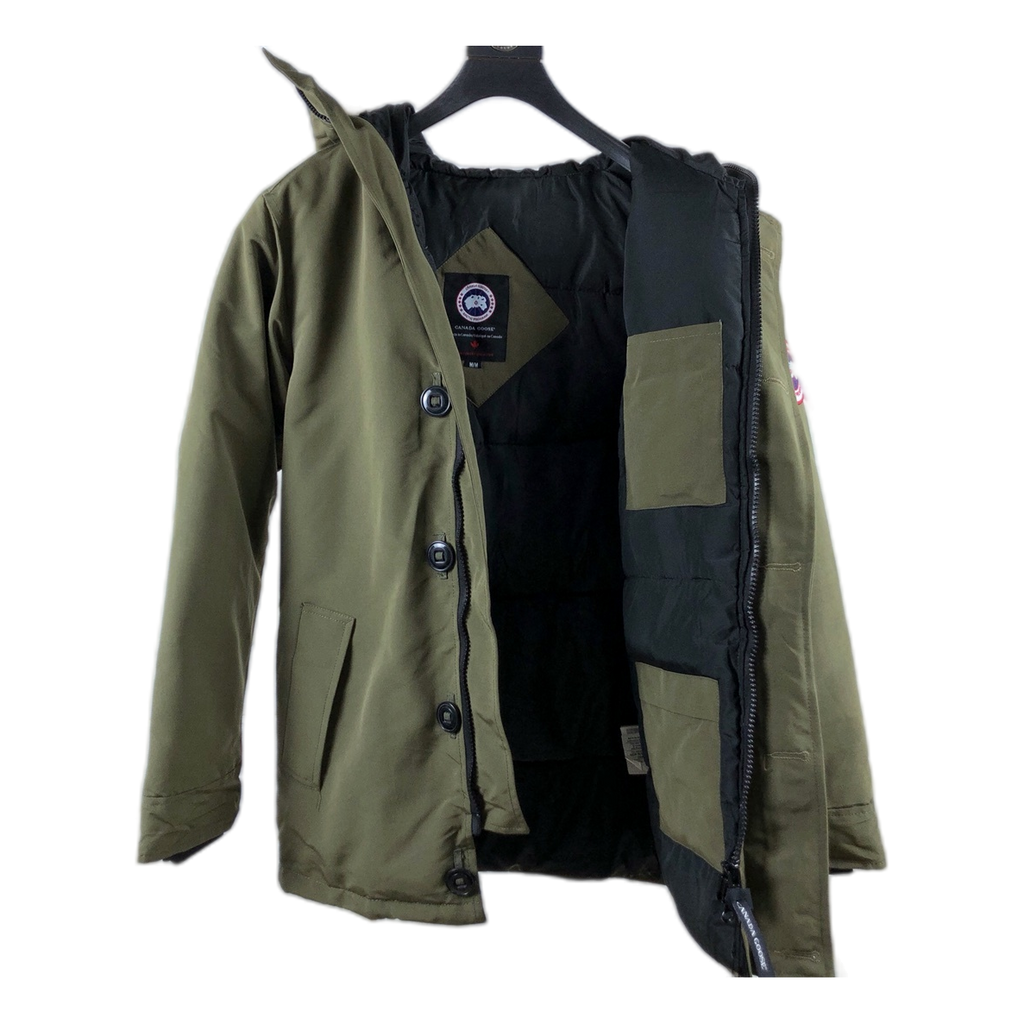 Canada Goose Chateau Down Parka with Fur Trim - Military Green