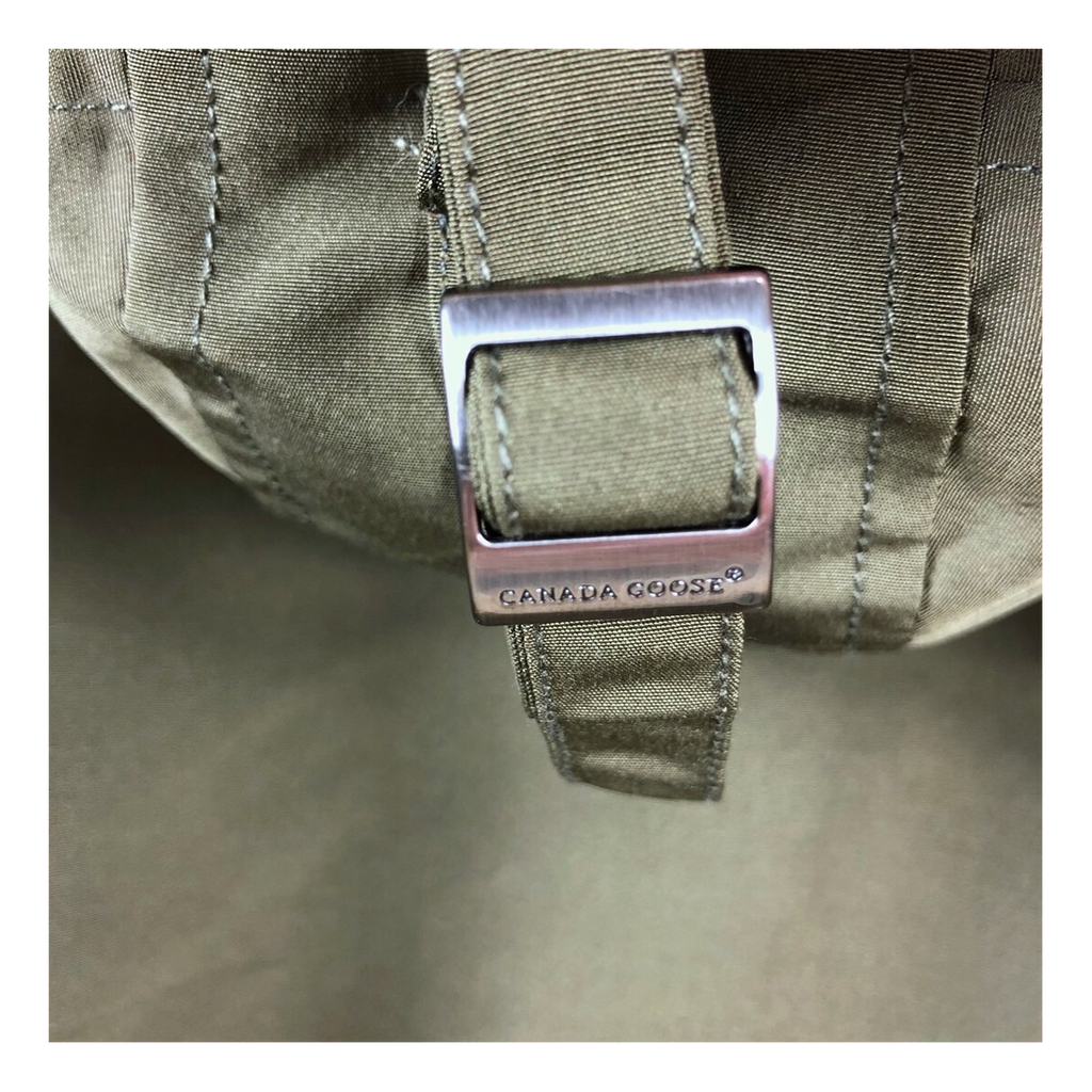 Canada Goose Chateau Down Parka with Fur Trim - Military Green
