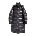 Moncler Hanoverian Glossy Hooded Long Down Coat
