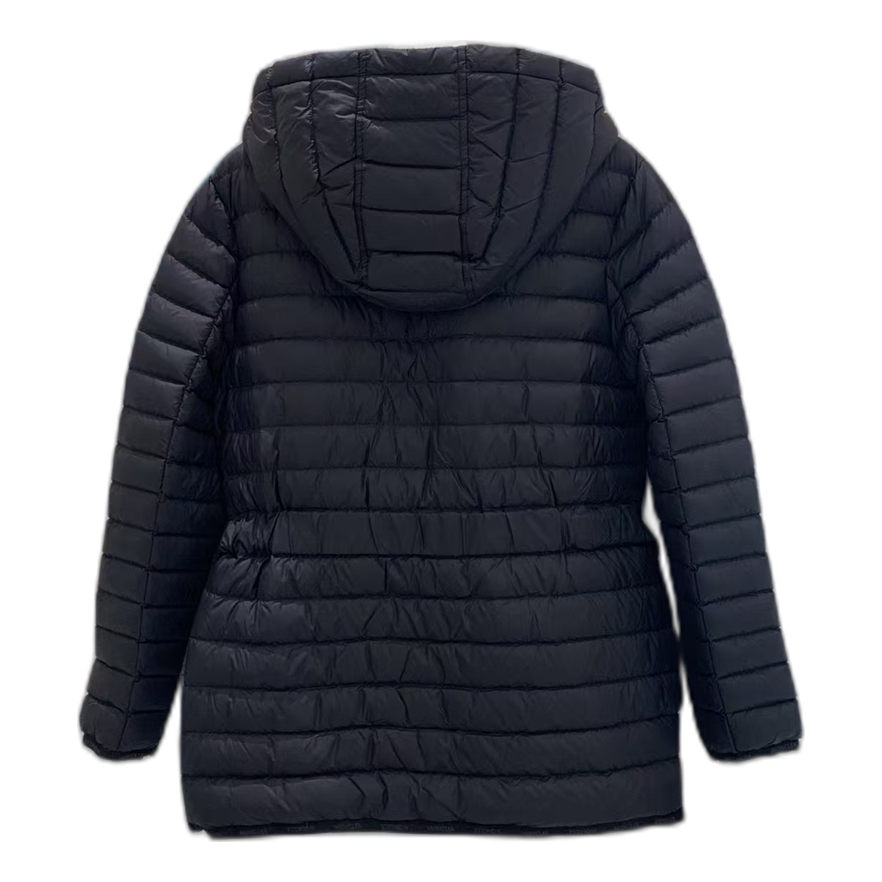 Moncler Oredon Belted Hooded Down Puffer Jacket – Black