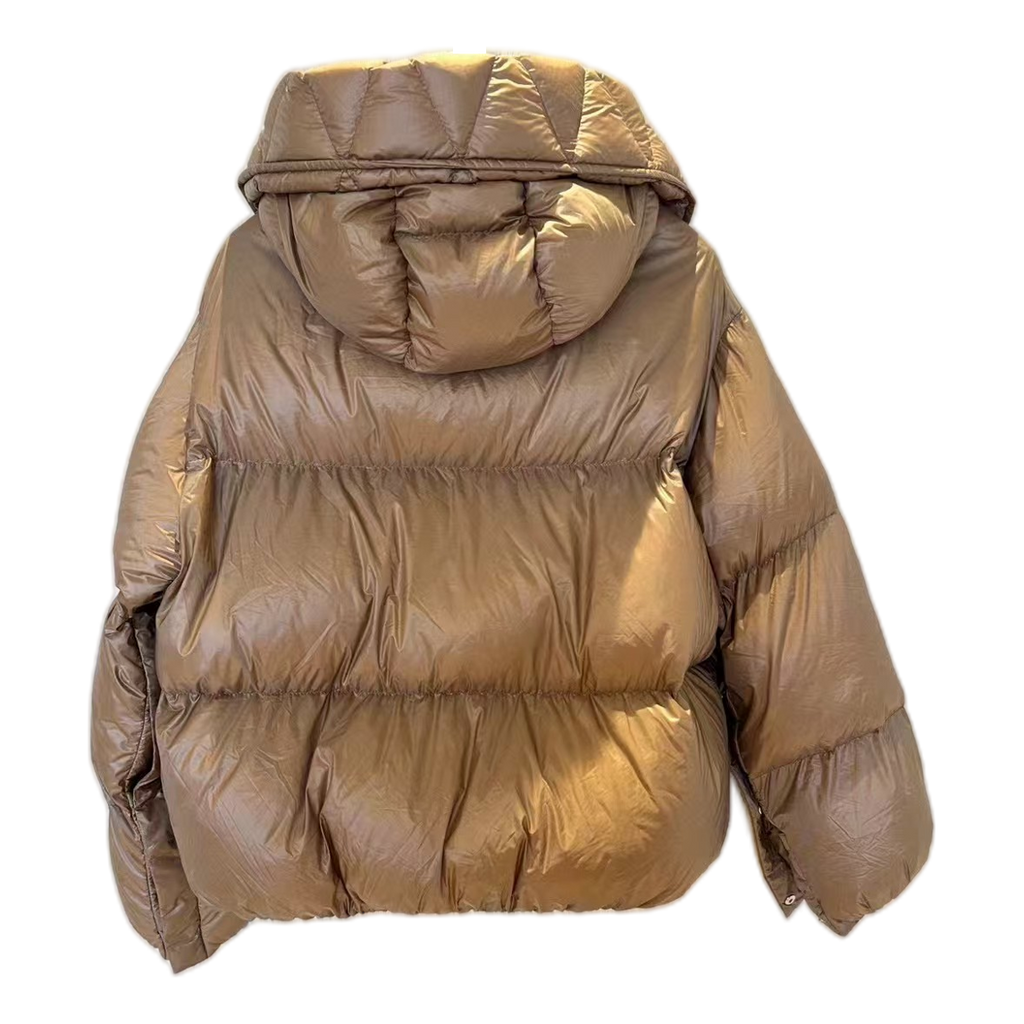 Moncler Borey Hooded Puffer Jacket – Bronze