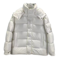 Moncler Matte Snap-Front Hooded Down Puffer Jacket