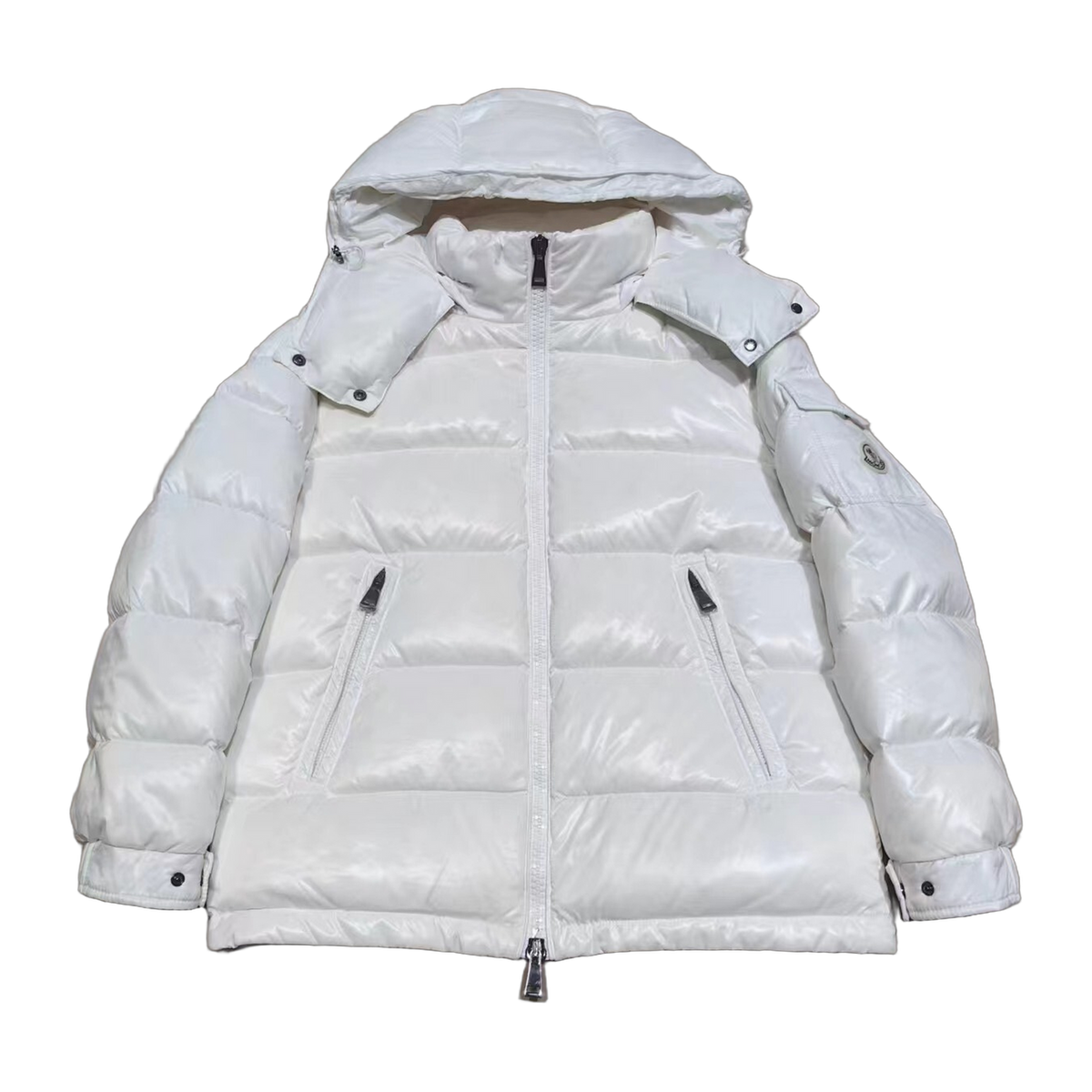 Moncler Maire Short Hooded Down Puffer Jacket