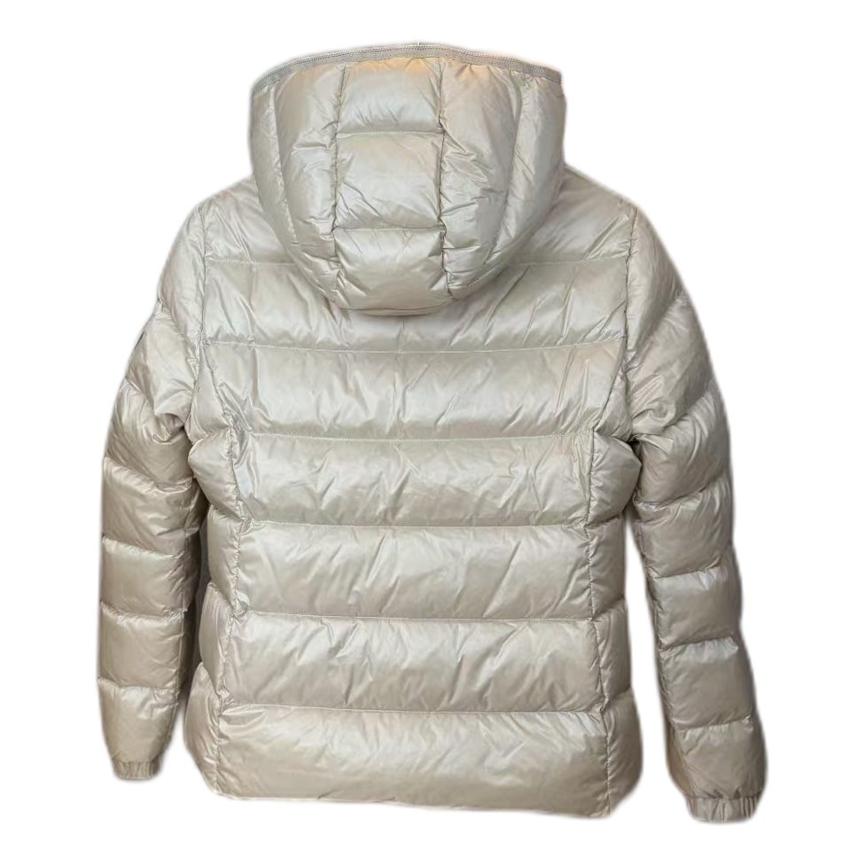 Moncler Gles Glossy Hooded Puffer Jacket