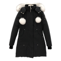 Moose Knuckles Stirling Down Parka with White Fur-Trim Hood