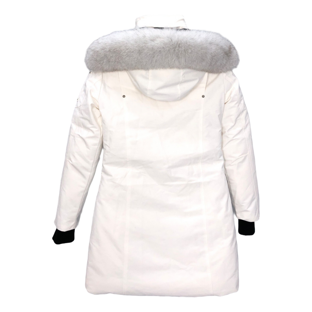 Moose Knuckles Stirling Parka – White Fur Trim