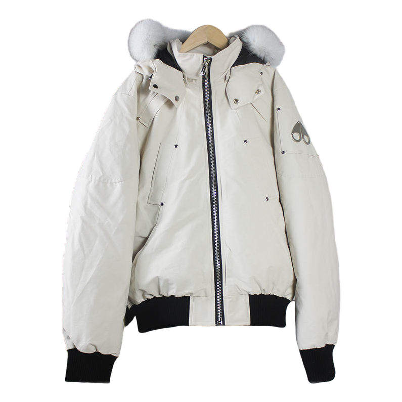 Moose Knuckles Ballistic Fur-Trim Bomber Jacket