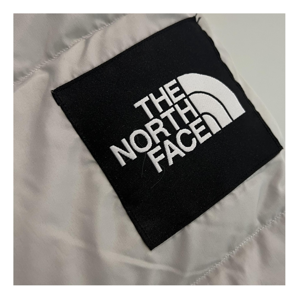 The North Face Color-Block Long Hooded Down Puffer Coat – Grey