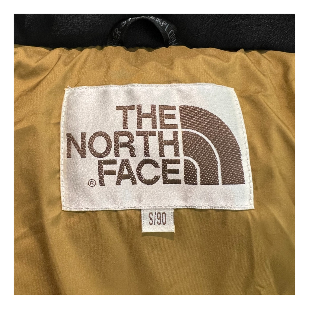 The North Face Color-Block Long Hooded Down Puffer Coat – Tan