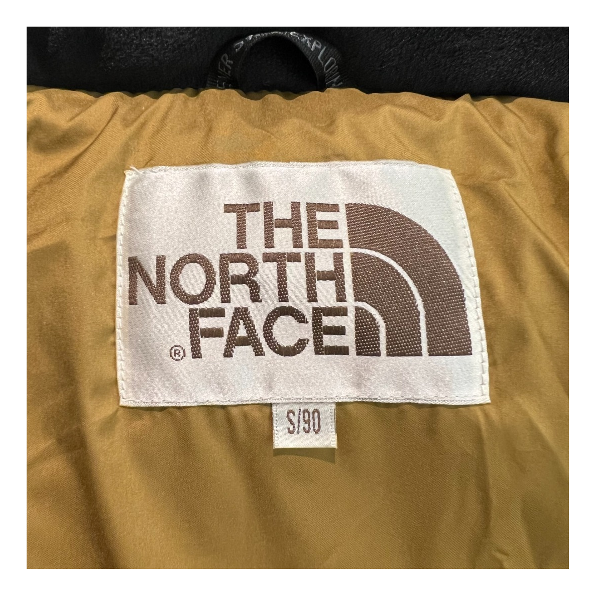 The North Face Color-Block Long Hooded Down Puffer Coat – Tan