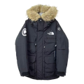 The North Face Four-Pocket Faux Fur-Trim Down Parka – Graphite