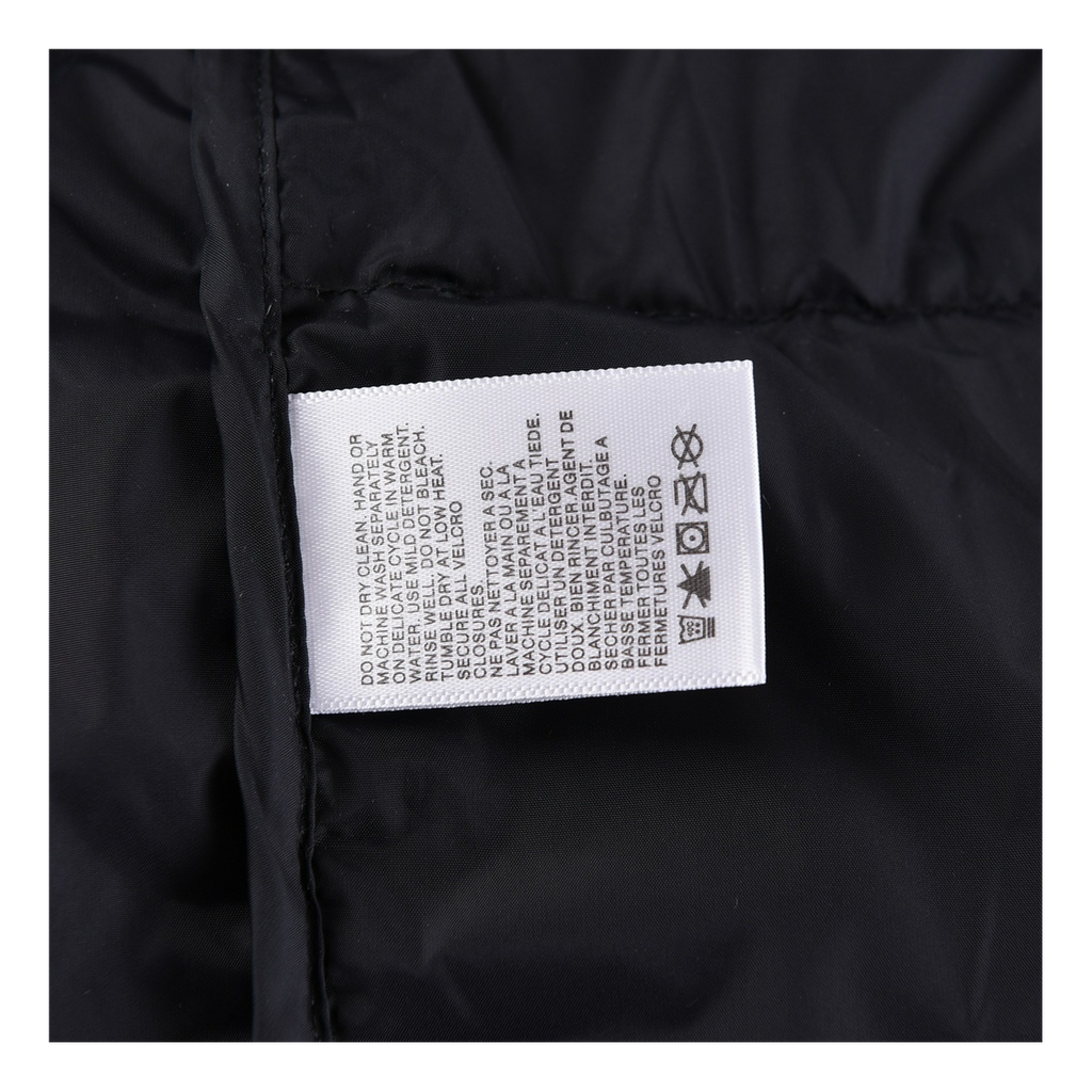The North Face Contrast-Panel Puffer Jacket with Stand Collar