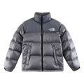 The North Face Contrast-Panel Puffer Jacket with Stand Collar