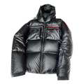 Prada Linea Rossa Black Hooded Puffer Jacket